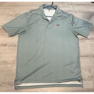 Peter Millar‎ Summer Comfort Green Polo Mens Size XL